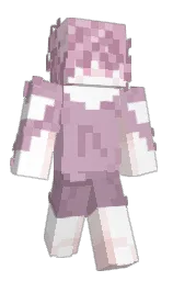 lily and white Minecraft skin — Classic model