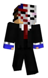 Biolet's Minecraft skin wearing the Migrator cape