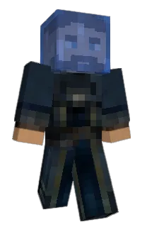 Front of Graf's skin
