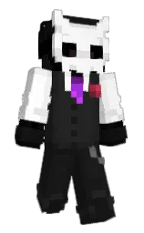 mine shaft and white Minecraft skin — Slim model — first worn by ___Morrow___