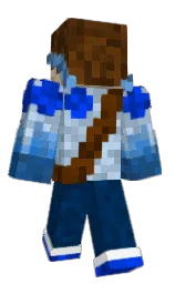 white and nepal Minecraft skin — Classic model — first worn by MaddyMotsDragon