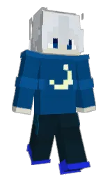 congress blue and firefly Minecraft skin — Slim model