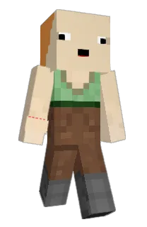Front of Calea's skin