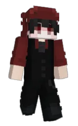 DragonRedACE's Minecraft skin wearing the Pan cape