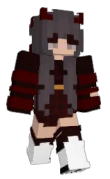 graphite and tundora Minecraft skin — Classic model