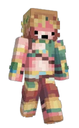 lobussupercool's Minecraft skin wearing the Aurora cape