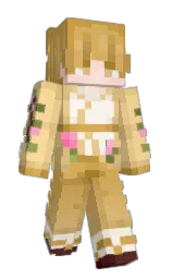 Yelty_'s Minecraft skin wearing the Minecraft Experience cape