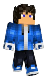 Brodalina's Minecraft skin wearing the Migrator cape