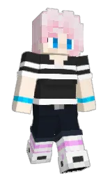 GardenAngel's Minecraft skin wearing the Pan cape