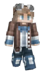 Blueocean255's Minecraft skin wearing the 15th Anniversary cape