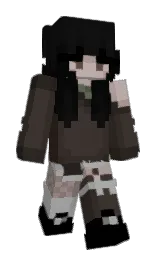 merlin and black Minecraft skin — Slim model — first worn by Alesty_