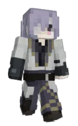 pumice and amethyst smoke Minecraft skin — Slim model