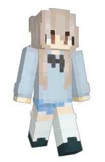 Front of pikette's skin