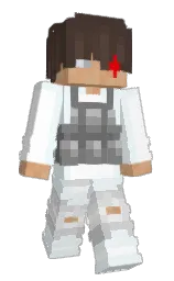 polar and white Minecraft skin — Slim model — first worn by Hypxotix