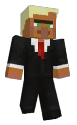 copper and cod gray Minecraft skin — Classic model