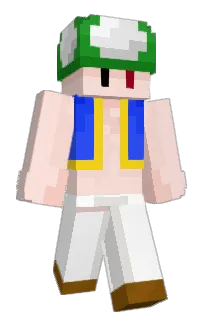 Front of 1UpJohn's skin