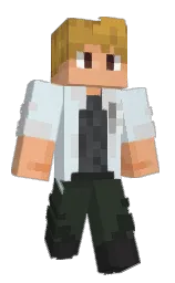 catskill white and heavy metal Minecraft skin — Slim model — first worn by MrKruse277
