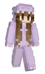 Althea735's Minecraft skin wearing the Aurora cape