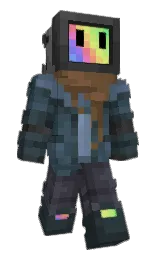 SnappleGum's Minecraft skin wearing the Aurora cape