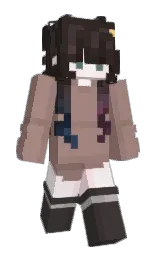 pharlap and cocoa brown Minecraft skin — Slim model