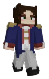port gore and graphite Minecraft skin — Classic model — first worn by Misa7018