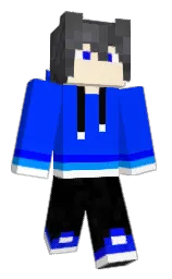 IamStarFinch's Minecraft skin wearing the Purple Heart cape