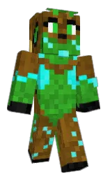 raw umber Minecraft skin — Classic model — first worn by DaddysBussy