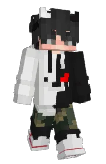 Front of Landender's skin