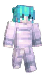 french lilac and moon raker Minecraft skin — Classic model — first worn by marcolindaoo