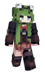 Molynsi's Minecraft skin wearing the Pan cape