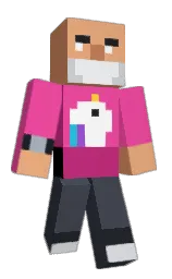 black and antique brass Minecraft skin — Classic model — first worn by CybearOurS