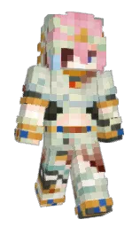 tana and satin linen Minecraft skin — Slim model