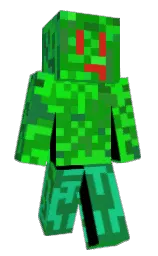 malachite and mountain meadow Minecraft skin — Classic model — first worn by Kingenspelar