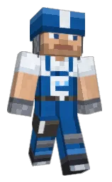 Minecraft-Skin in tory blue und shark — Modell: Klassisch — zuerst getragen von BlauweOlerfant