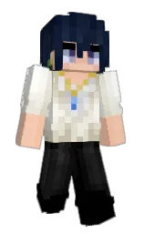 black and firefly Minecraft skin — Slim model — first worn by NuttyDrawls67