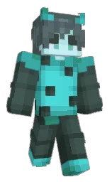 JuliusNex's Minecraft skin wearing the Twisted cape