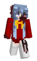 8lucky's Minecraft skin wearing the Hero cape