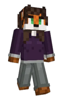 Front of Luminitu's skin
