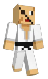 white and tacao Minecraft skin — Classic model