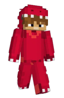 Front of Pudzioo's skin