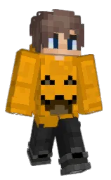 gamboge and pirate gold Minecraft skin — Classic model — first worn by CoffeFuture610