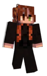 night rider and gondola Minecraft skin — Slim model — first worn by JUPITER_JELLY