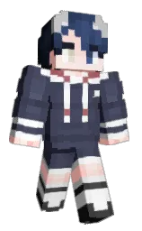 ebony clay and gun powder Minecraft skin — Classic model — first worn by Koiing