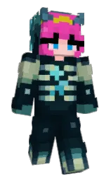 black pearl and firefly Minecraft skin — Slim model