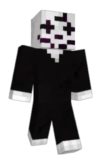 Front of Hixney's skin