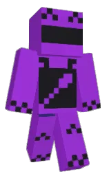 black and shark Minecraft skin — Slim model — first worn by wer9