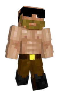 Front of baadonk's skin
