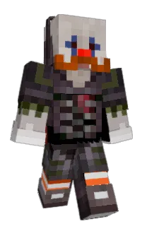 Front of Bubsly's skin
