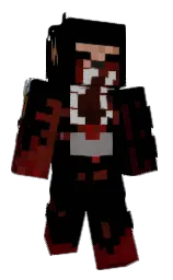 black and wood bark Minecraft skin — Classic model