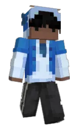 tuna and pattens blue Minecraft skin — Slim model — first worn by Denpu